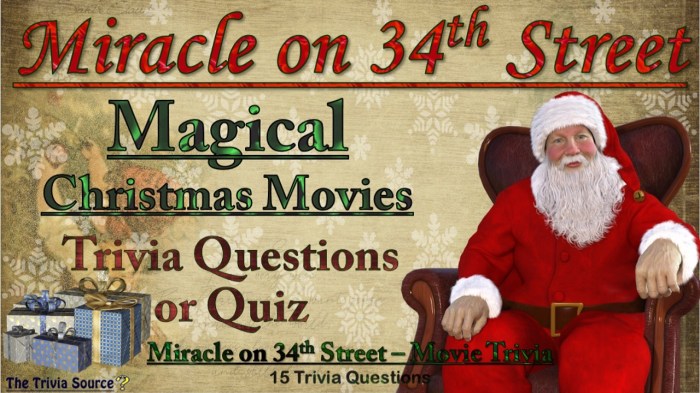 Miracle on 34th street trivia