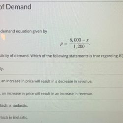 Consider the statements regarding elasticity