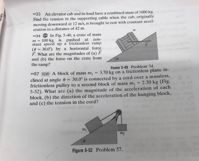 Cab elevator combined mass load solved its supporting originally kg tension cable find transcribed problem text been show has